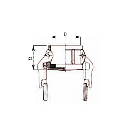 衬氟CAMLOCK DC安全型  TYPE PLSDC