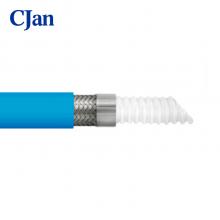 橡胶包覆不锈钢丝编织波纹特氟龙管 TCSR