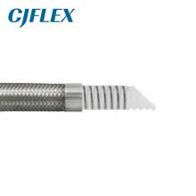 CJFLEX TCWS 螺旋钢丝增强波纹特氟龙管